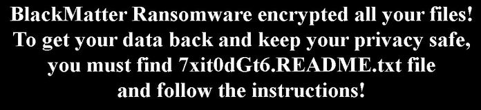 blackmatter ransomware